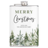 kerstboomboom | Kerstaire kerst-band Heupfles (Voorkant)