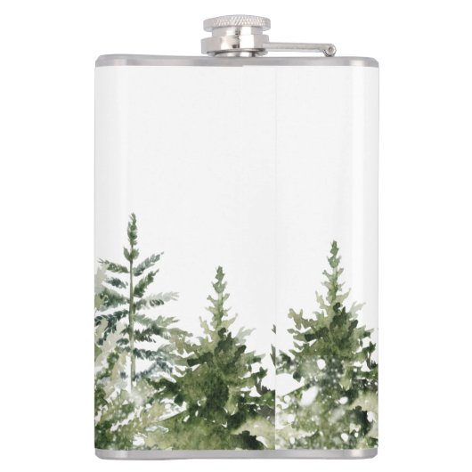 kerstboomboom | Kerstaire kerst-band Heupfles (Achterkant)