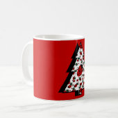 kerstboomboom koffiemok (Voorkant links)