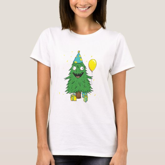 kerstboomboom t-shirt (Voorkant)
