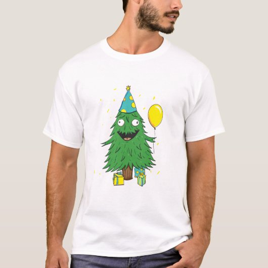 kerstboomboom t-shirt (Voorkant)