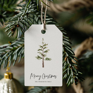 kerstboomboom Vroegere kerstcadeauLabels Cadeaulabel