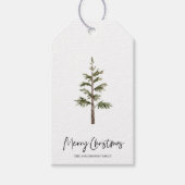 kerstboomboom | Vroegere kerstcadeauLabels Cadeaulabel (Voorkant)