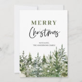 kerstboomboom | Vrolijk kerstfeest Feestdagenkaart (Voorkant)