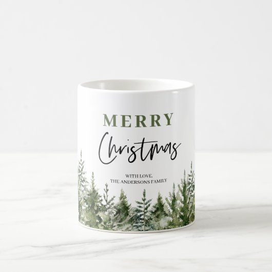 kerstboomboom | Vrolijk kerstfeest Koffiemok (Center)