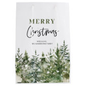 kerstboomboom | Vrolijk kerstfeest Medium Cadeauzakje (Achterkant)