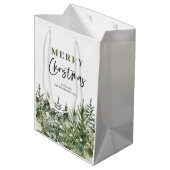 kerstboomboom | Vrolijk kerstfeest Medium Cadeauzakje (Achterkant Gekanteld)