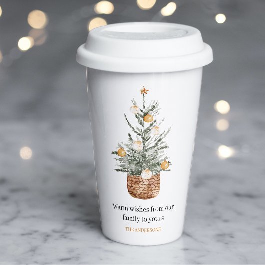 kerstboomboom | Vrolijk kerstfeest Papieren Bekers