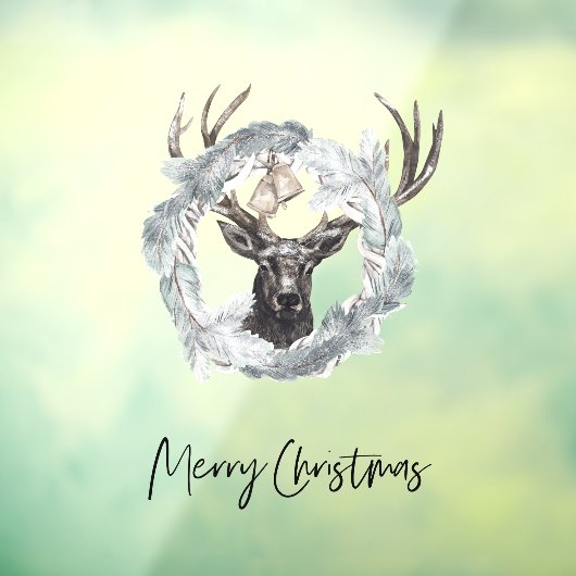 kerstboomboom | Vrolijk kerstfeest Raamsticker (Vel 3)