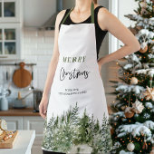 kerstboomboom | Vrolijk kerstfeest Schort