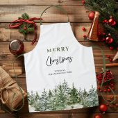 kerstboomboom | Vrolijk kerstfeest Schort