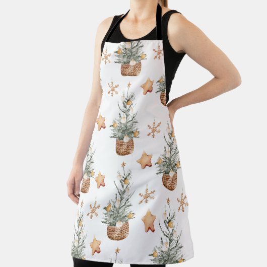 kerstboomboom | Vrolijk kerstfeest Schort (Insitu)