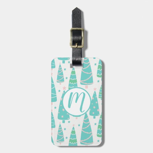 Kerstboombos Bagagelabel (Voorkant verticaal)