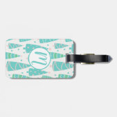 Kerstboombos Bagagelabel (Achterkant horizontaal)