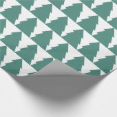 kerstboombos cadeaupapier (Hoek)