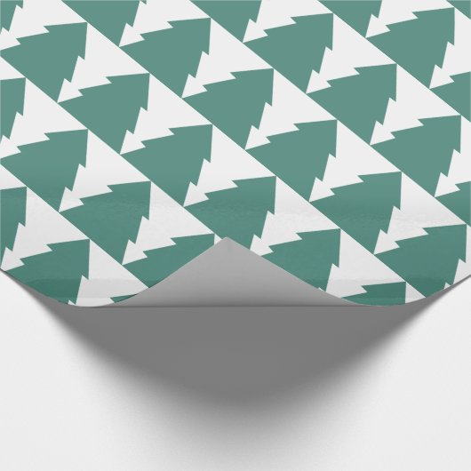 kerstboombos cadeaupapier (Hoek)