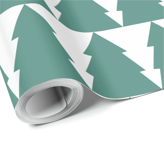 kerstboombos cadeaupapier (Rol Hoek)