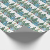 kerstboombos cadeaupapier (Hoek)