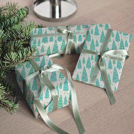Kerstboombos Cadeaupapier