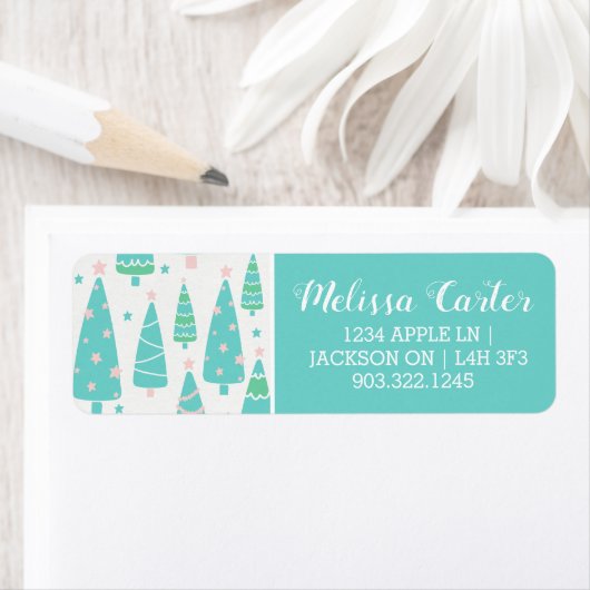 Kerstboombos Etiket (Insitu)