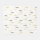 Kerstboombos Fleece Deken (Voorkant (Horizontaal))