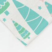Kerstboombos Fleece Deken (Hoek)
