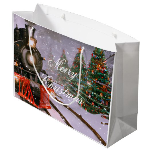 Kerstboombos Groot Cadeauzakje (Achterkant Gekanteld)