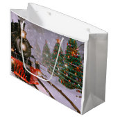 Kerstboombos Groot Cadeauzakje (Voorkant Gekanteld)