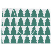 kerstboombos groot cadeauzakje (Achterkant)