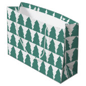 kerstboombos groot cadeauzakje (Achterkant Gekanteld)