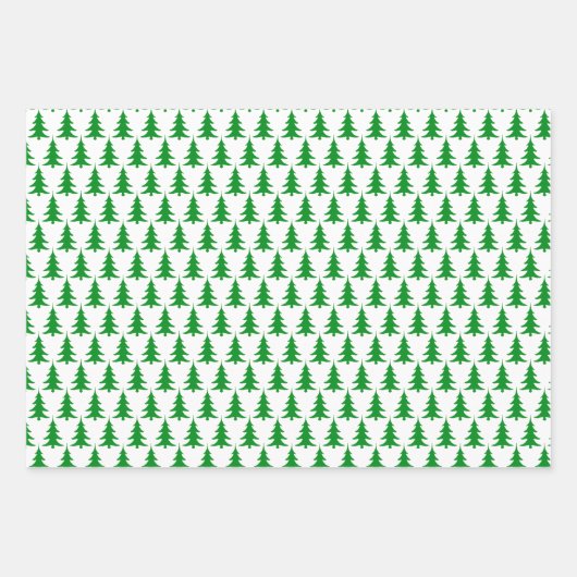 kerstboombos inpakpapier vel (Voorkant 3)