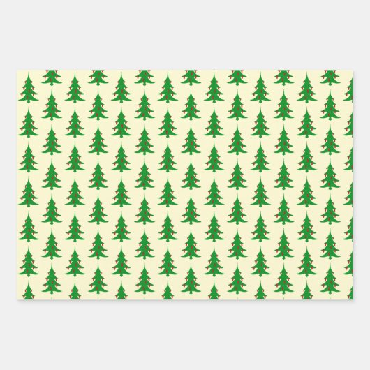 kerstboombos inpakpapier vel (Voorkant 2)