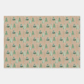 kerstboombos inpakpapier vel (Voorkant 2)