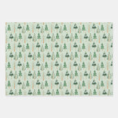 kerstboombos inpakpapier vel (Voorkant 3)