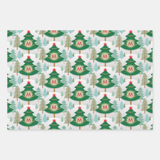 Kerstboombos Inpakpapier Vel (Voorkant 2)