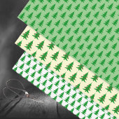 kerstboombos inpakpapier vel