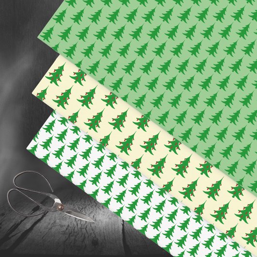 kerstboombos inpakpapier vel