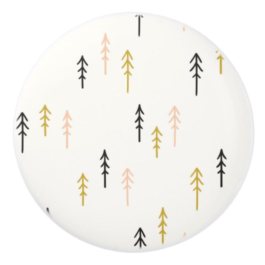 Kerstboombos Keramische Knop (Voorkant)