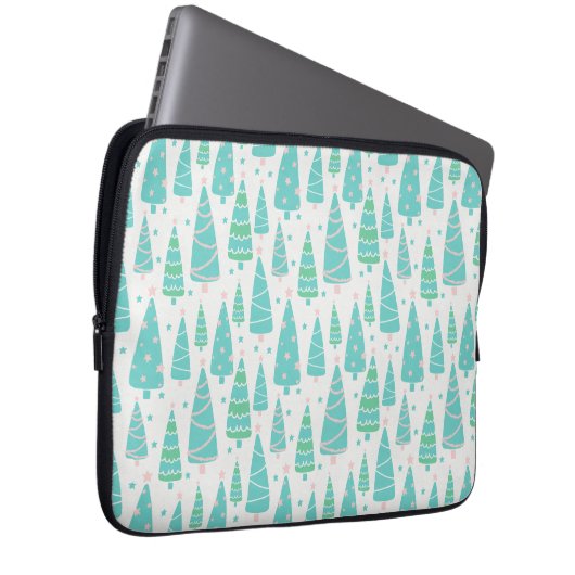 Kerstboombos Laptop Sleeve (Voorkant Rechts)