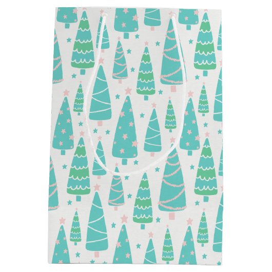 Kerstboombos Medium Cadeauzakje (Achterkant)