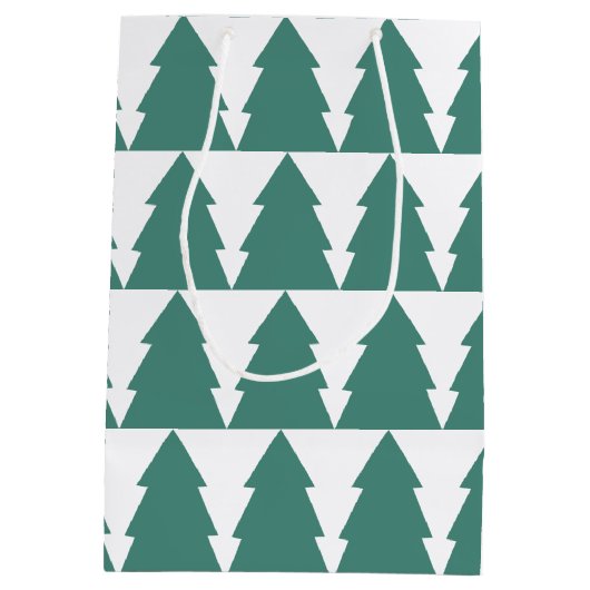 kerstboombos medium cadeauzakje (Achterkant)