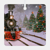 Kerstboombos Metal Ornament (Voorkant)