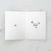 Kerstboombos - Minimalistische vakantie Kaart (Binnen)