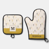 Kerstboombos Ovenwant & Pannenlap Set (Voorkant)