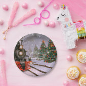 Kerstboombos Papieren Bordje (Feest)