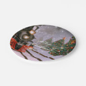 Kerstboombos Papieren Bordje (Gekanteld)