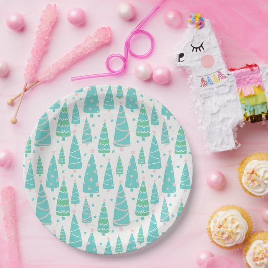 Kerstboombos Papieren Bordje (Feest)