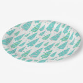 Kerstboombos Papieren Bordje (Gekanteld)