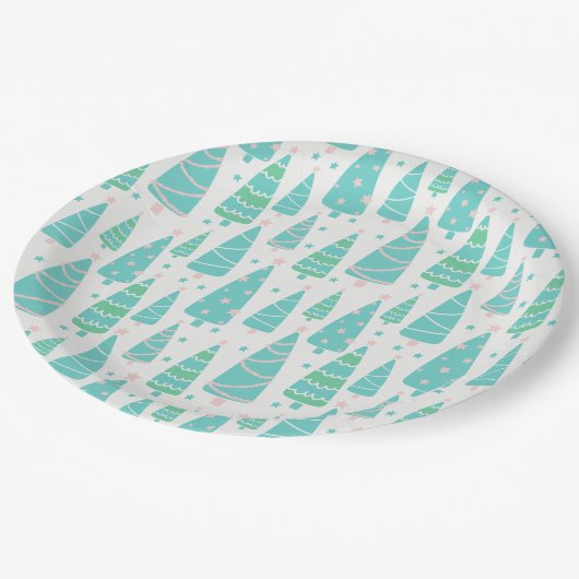 Kerstboombos Papieren Bordje (Gekanteld)