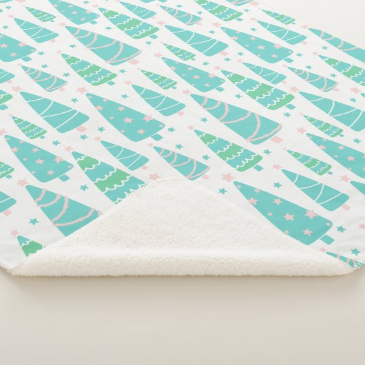 Kerstboombos Sherpa Deken (3/4)